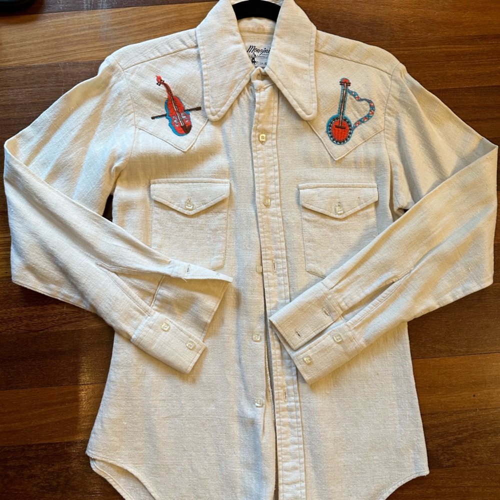 Vintage cowboy shirt size S